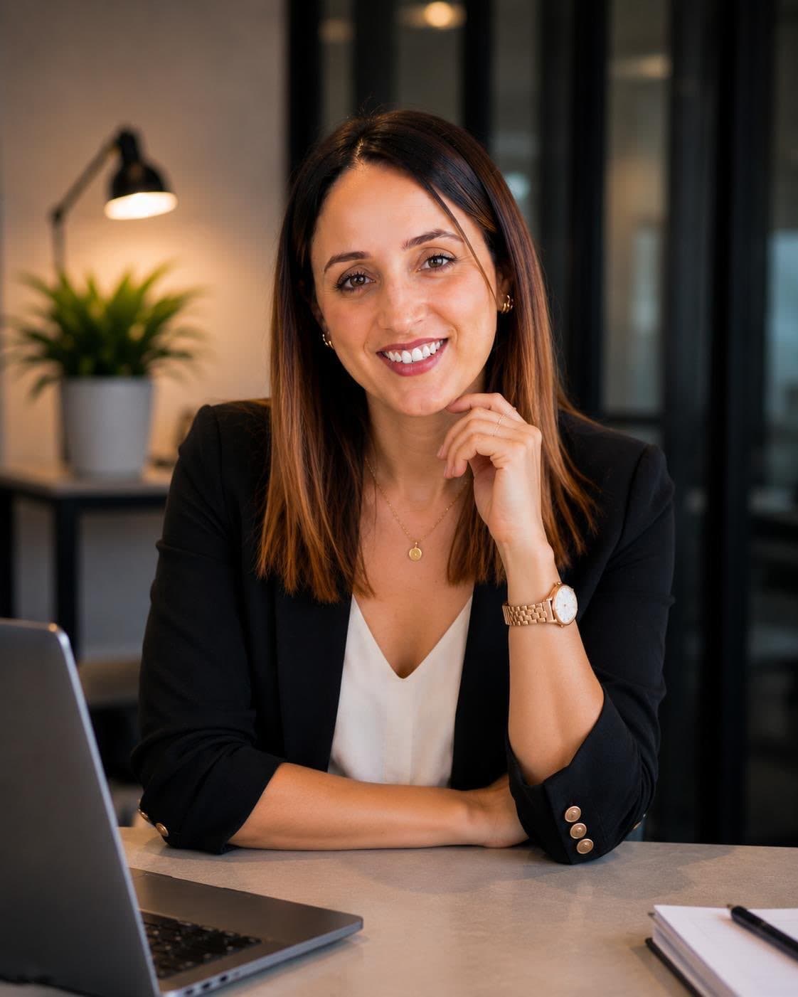 Sabah Seguer à son bureau